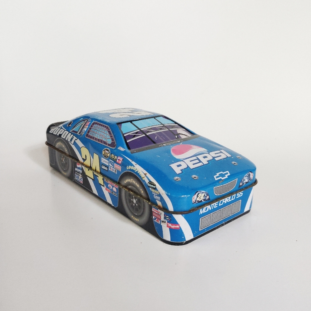 Nascar Jeff Gordon Pepsi Monte Carlo SS Tin Candy Container Collectible # 24